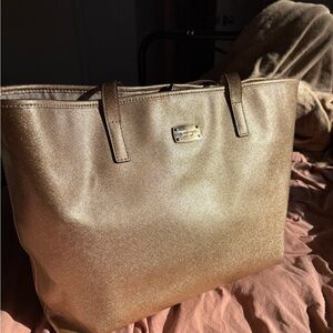 Michael Kors Gold Tote Bag